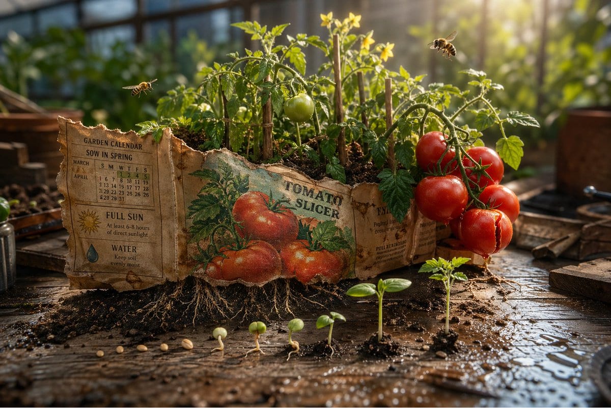 Seed packet erupting garden: GPT Image 2 prompt