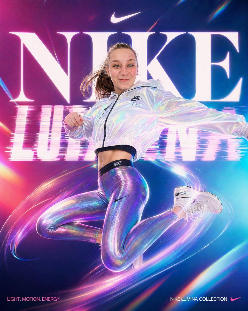 Nike neon mid-jump campaign: GPT Image 2 prompt