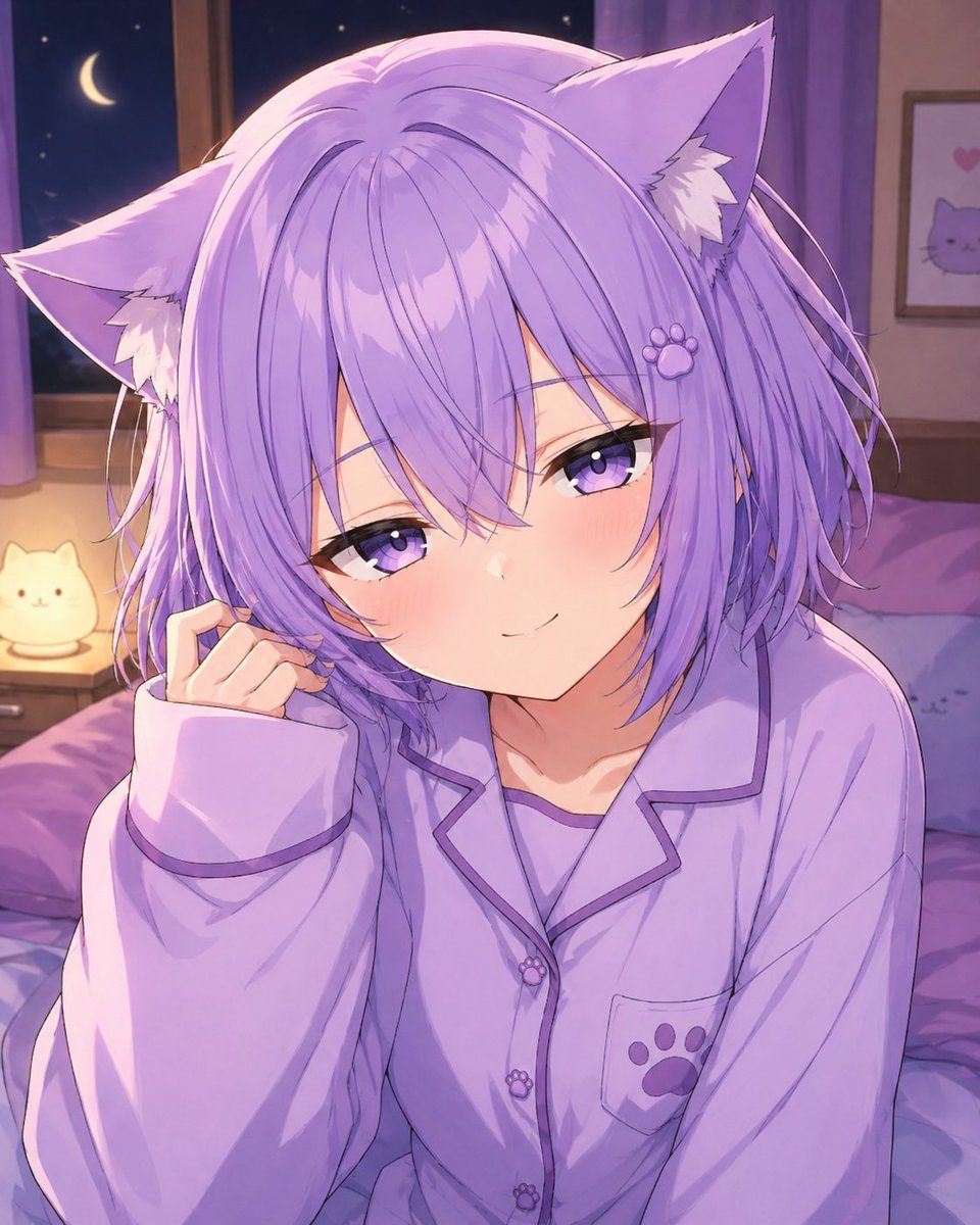 Anime bedroom VTuber portrait: GPT Image 2 prompt