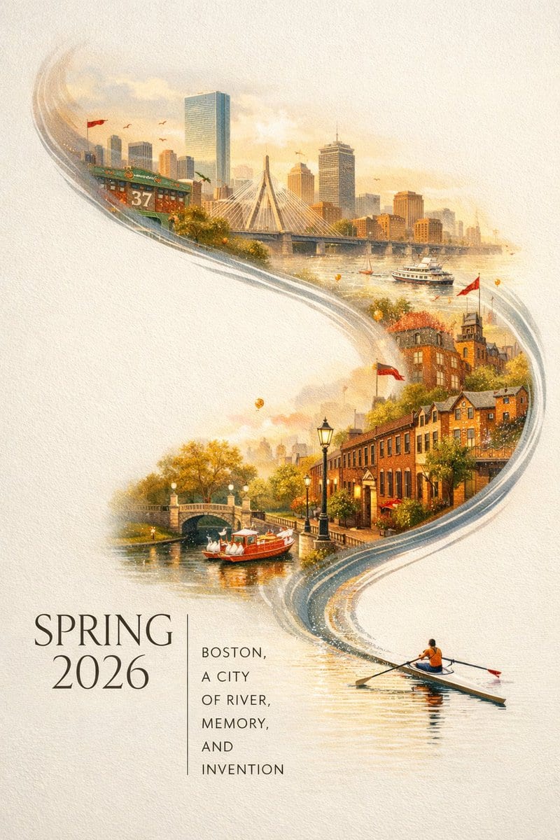 Boston Spring 2026 city poster: GPT Image 2 prompt