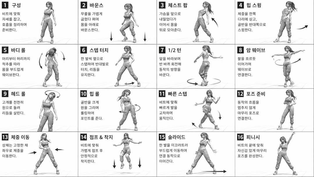 4x4 grayscale 3D character grid: GPT Image 2 prompt