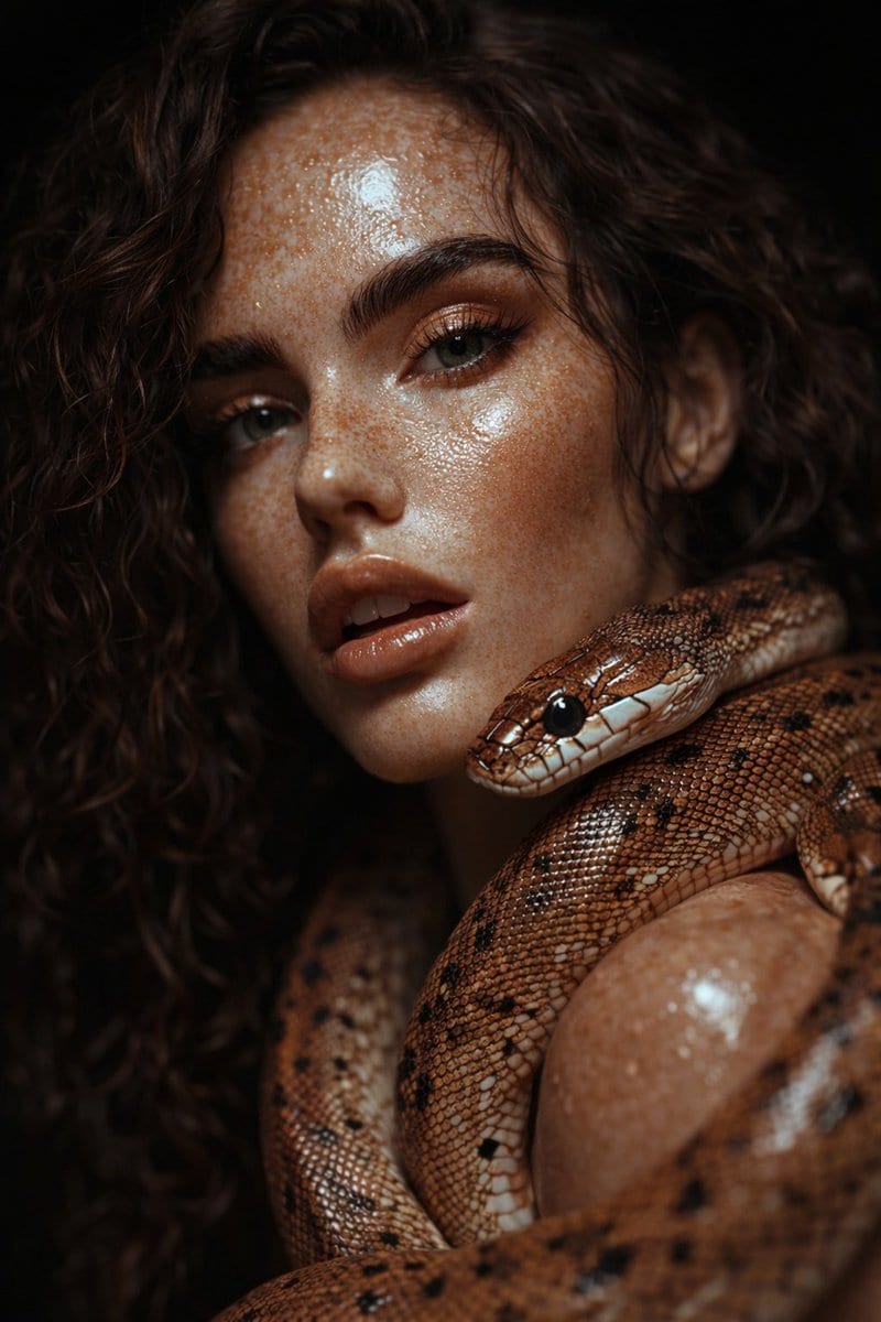 Freckled close-up portrait: GPT Image 2 prompt