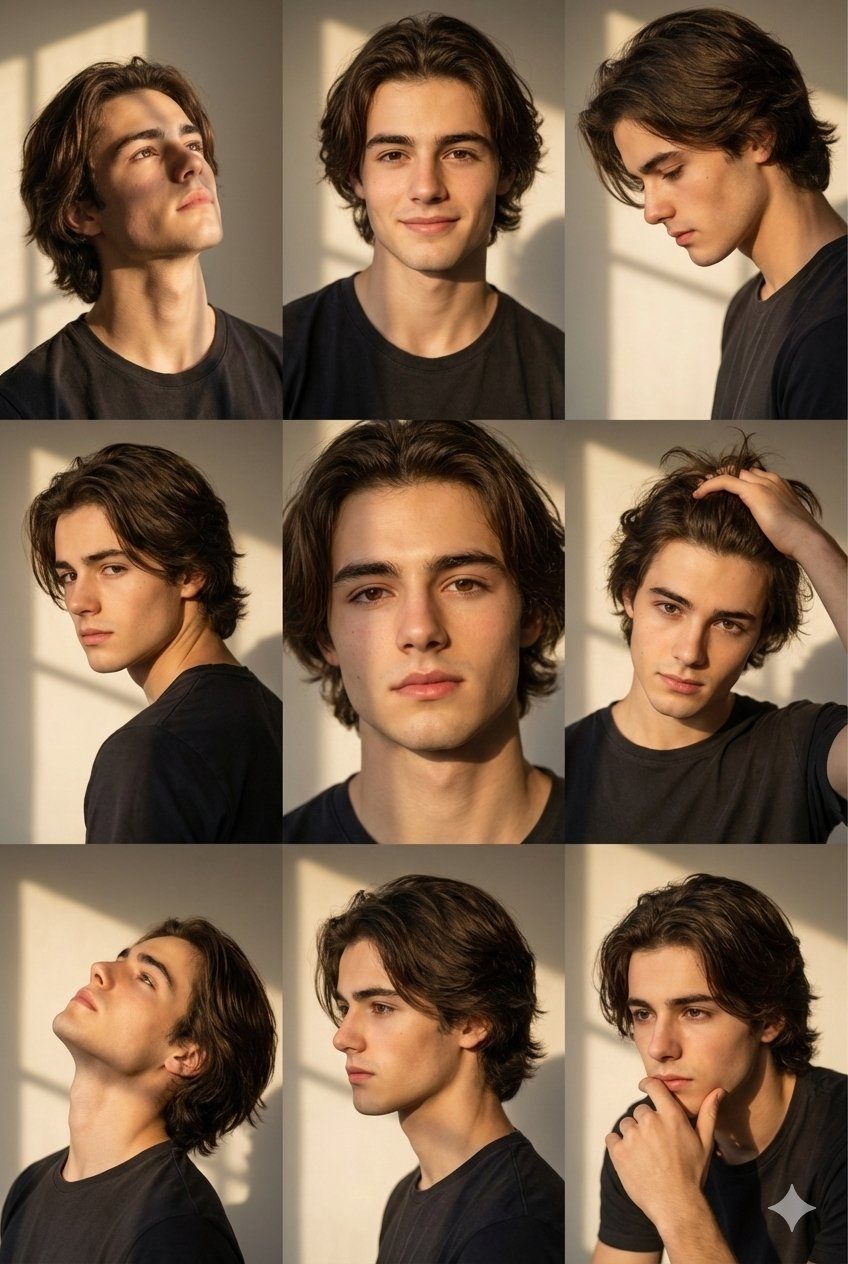 Golden hour portrait collage: GPT Image 2 prompt
