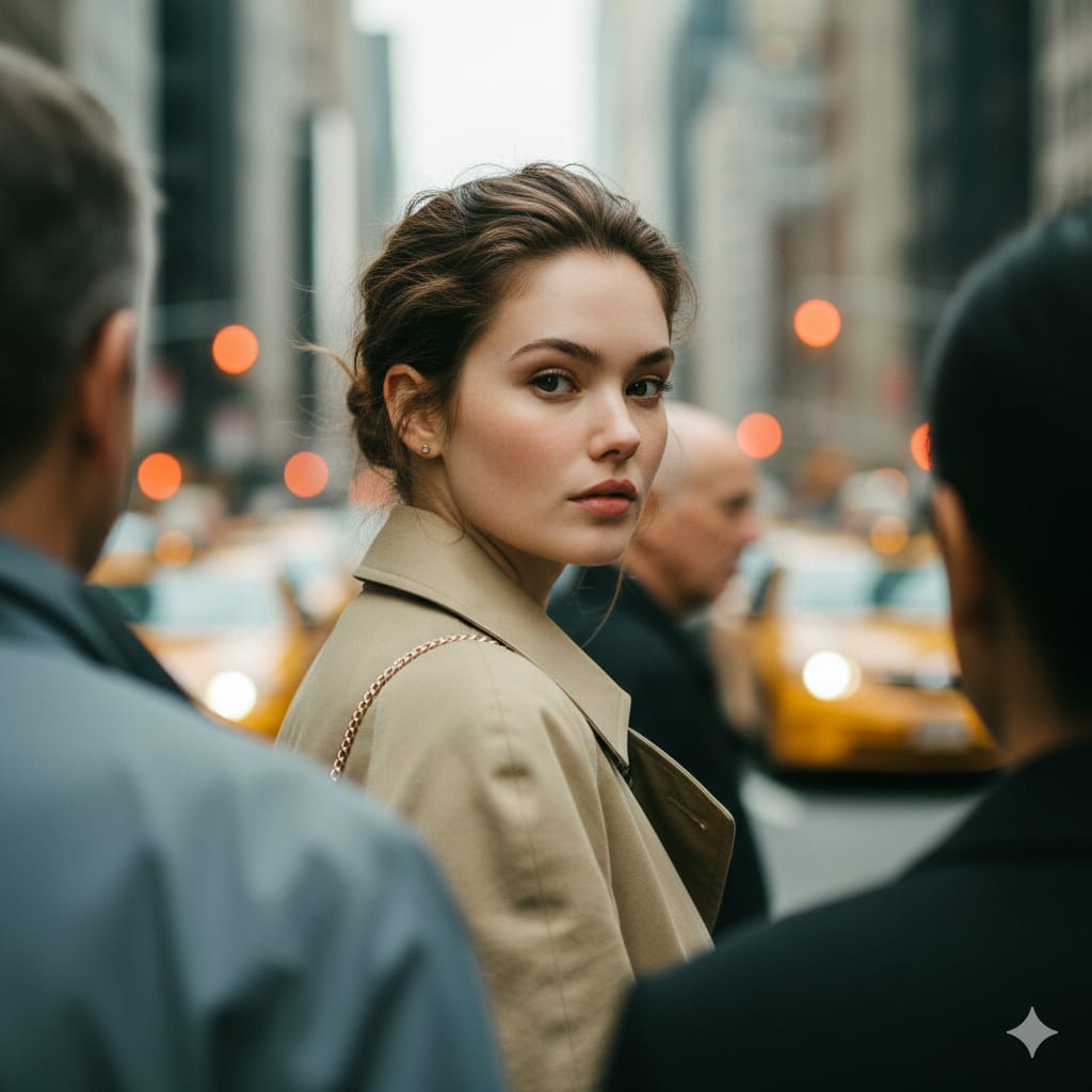 Shallow depth crowd portrait: GPT Image 2 prompt