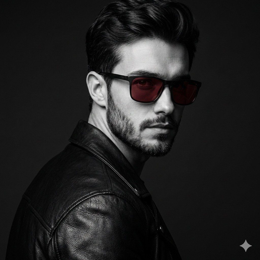 Black-white portrait of bearded man: GPT Image 2 prompt