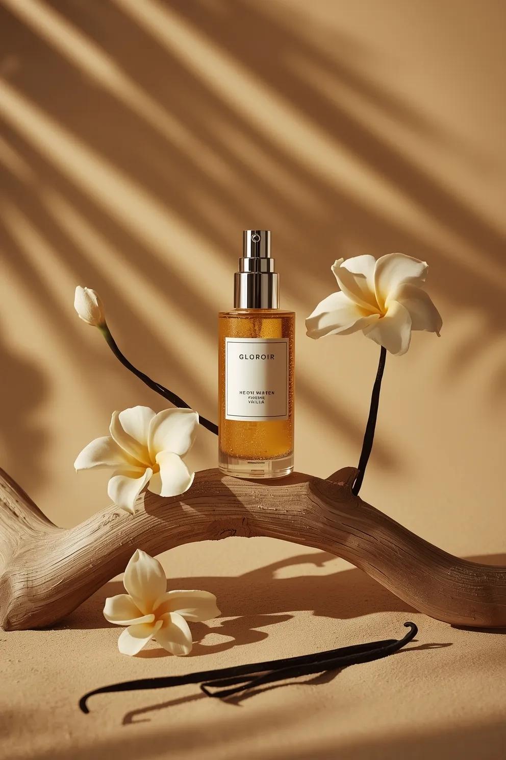 Luxury serum bottle with driftwood: GPT Image 2 prompt