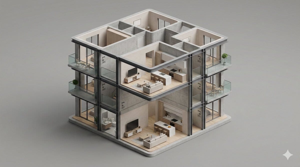 Cutaway architecture isometric diorama: GPT Image 2 prompt
