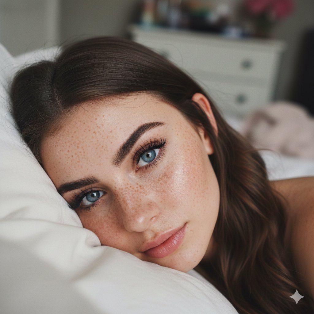 Freckled bedroom close-up: GPT Image 2 prompt