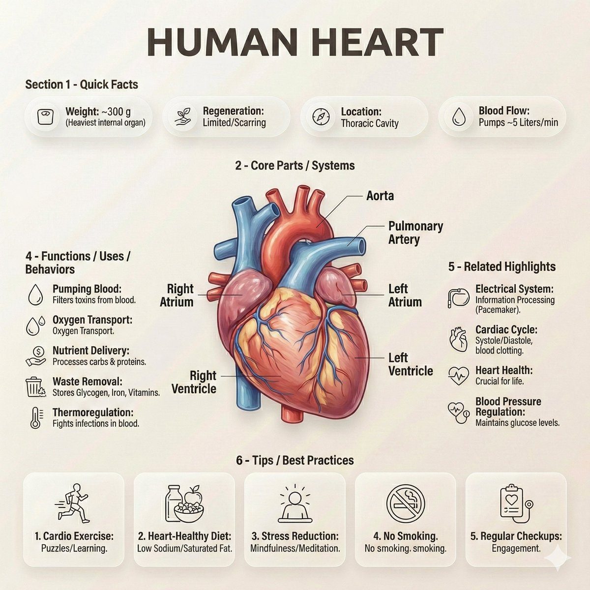 Liver anatomy editorial poster: GPT Image 2 prompt