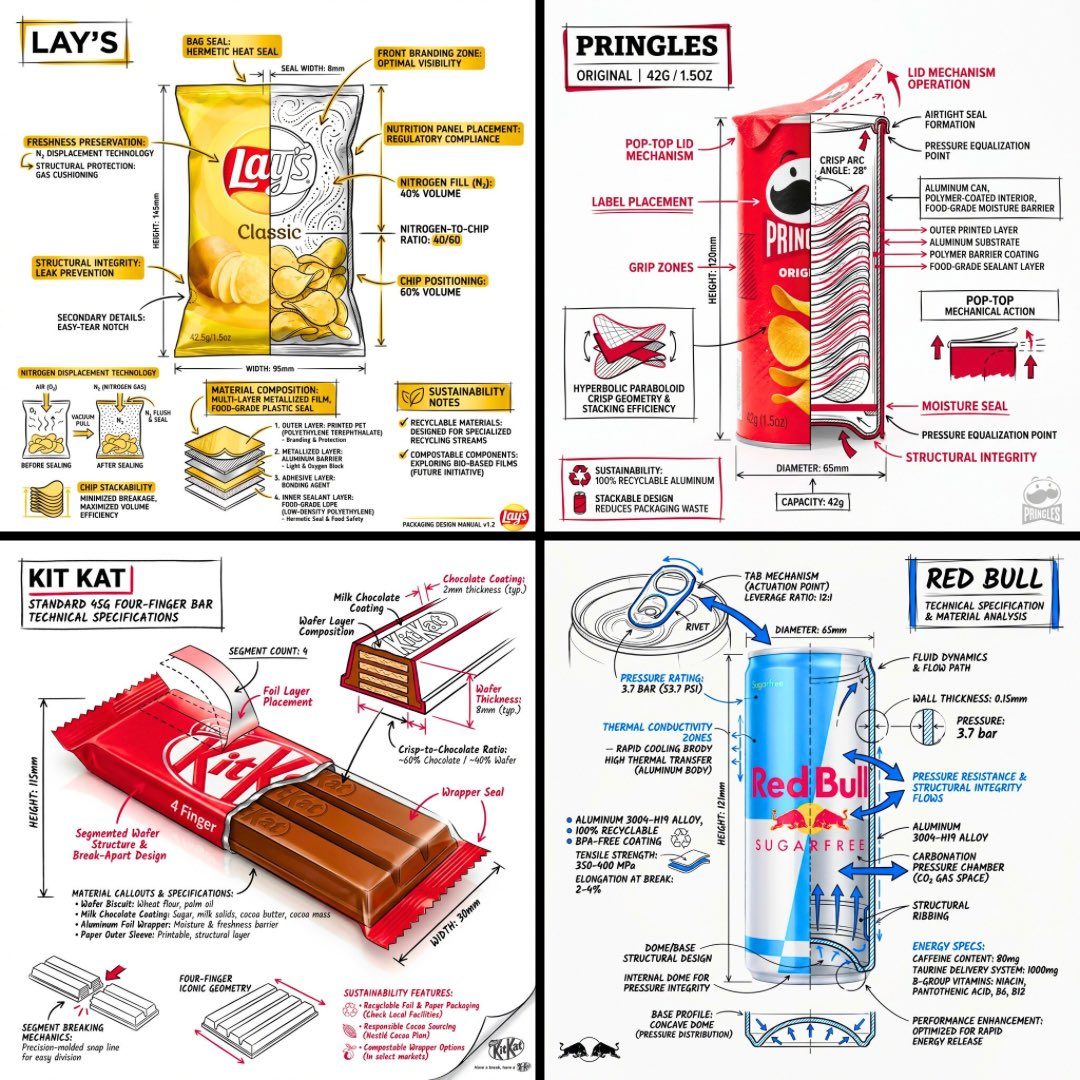 Snack brand-color schematic: GPT Image 2 prompt
