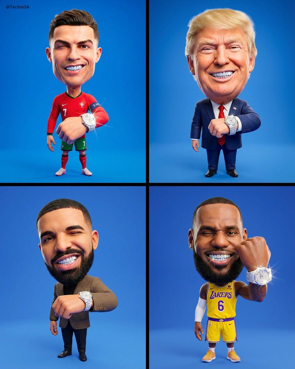 3D giant-head caricature: GPT Image 2 prompt
