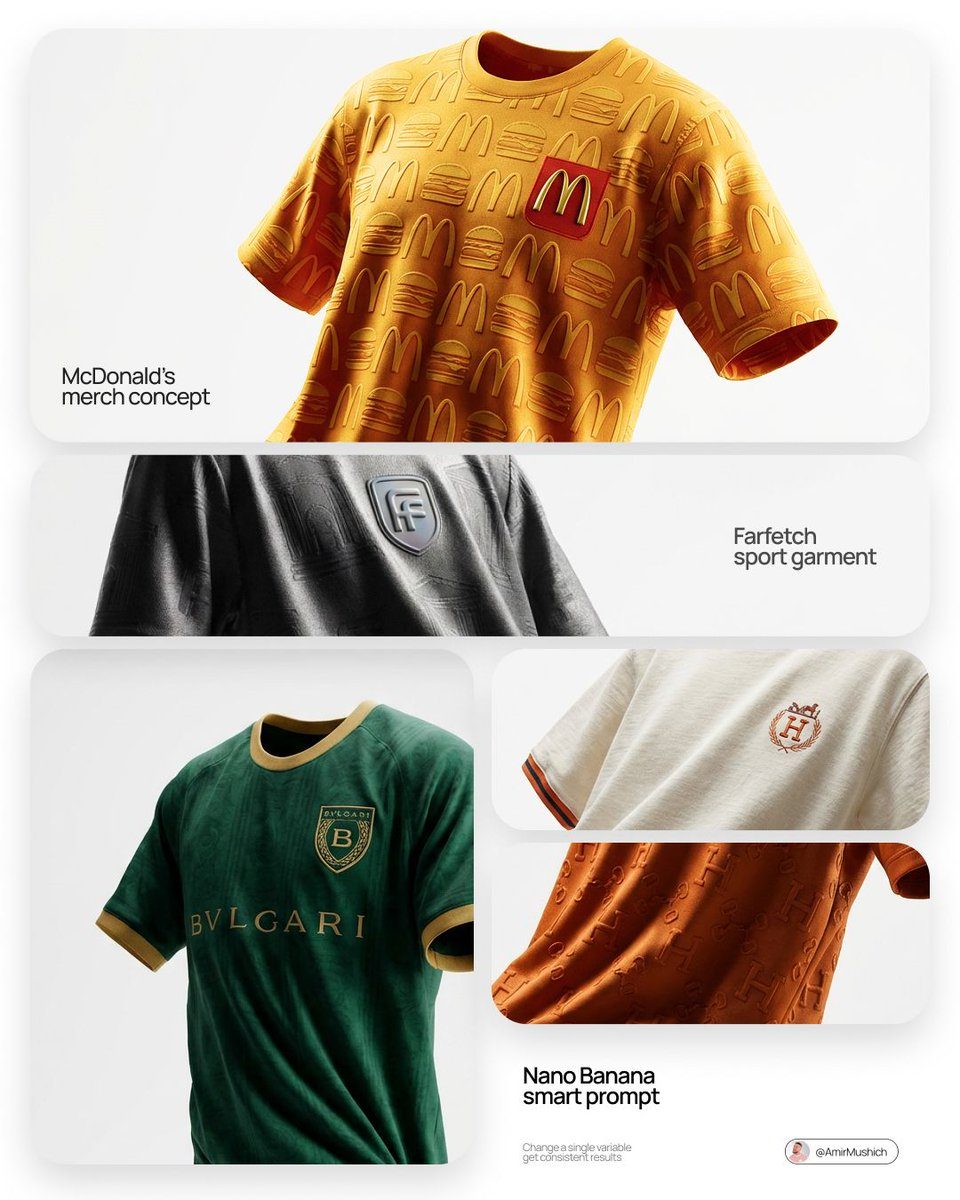 Floating football jersey lookbook: GPT Image 2 prompt
