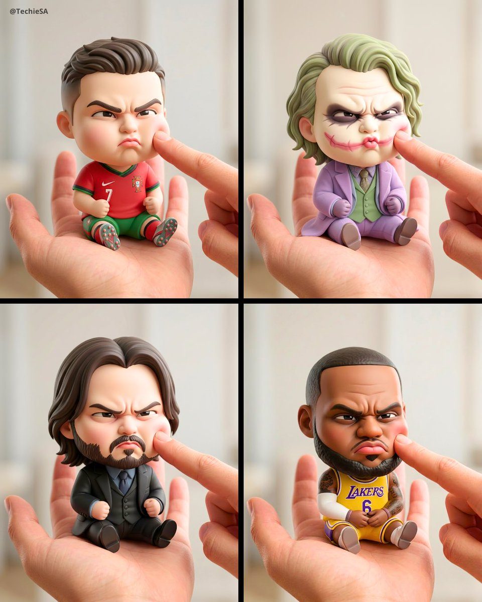 Chibi on palm pouty: GPT Image 2 prompt