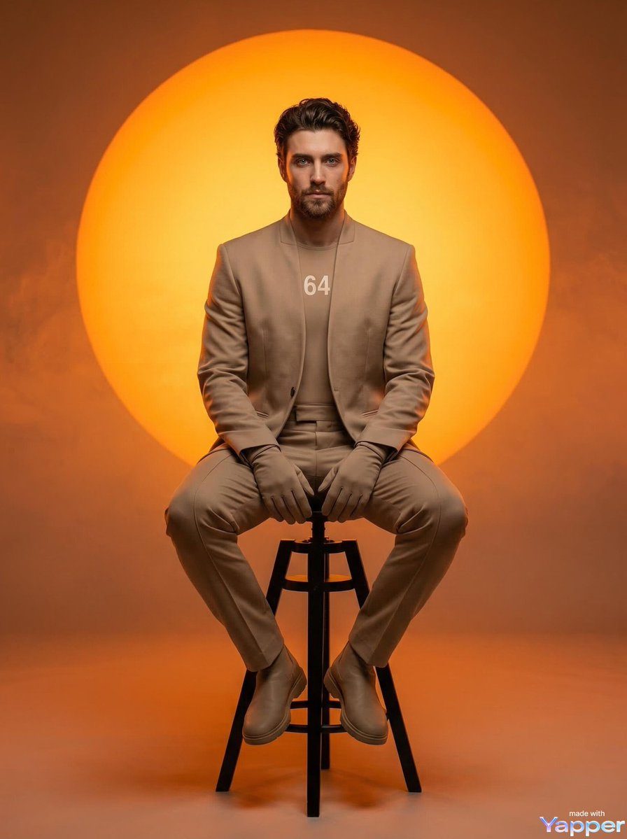 Glowing orange sun stool: GPT Image 2 prompt