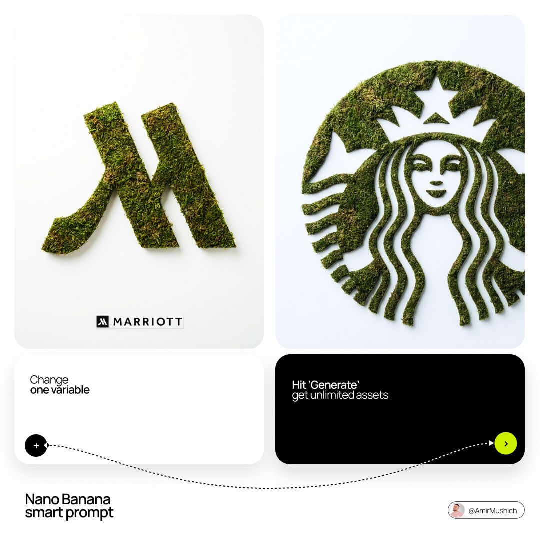 Moss-textured logo artifact: GPT Image 2 prompt