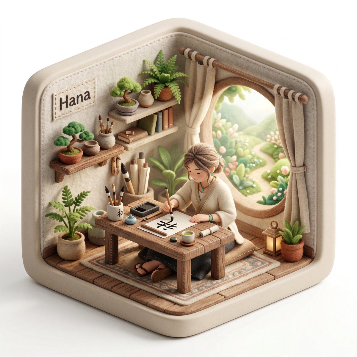 Isometric nature workspace: GPT Image 2 prompt