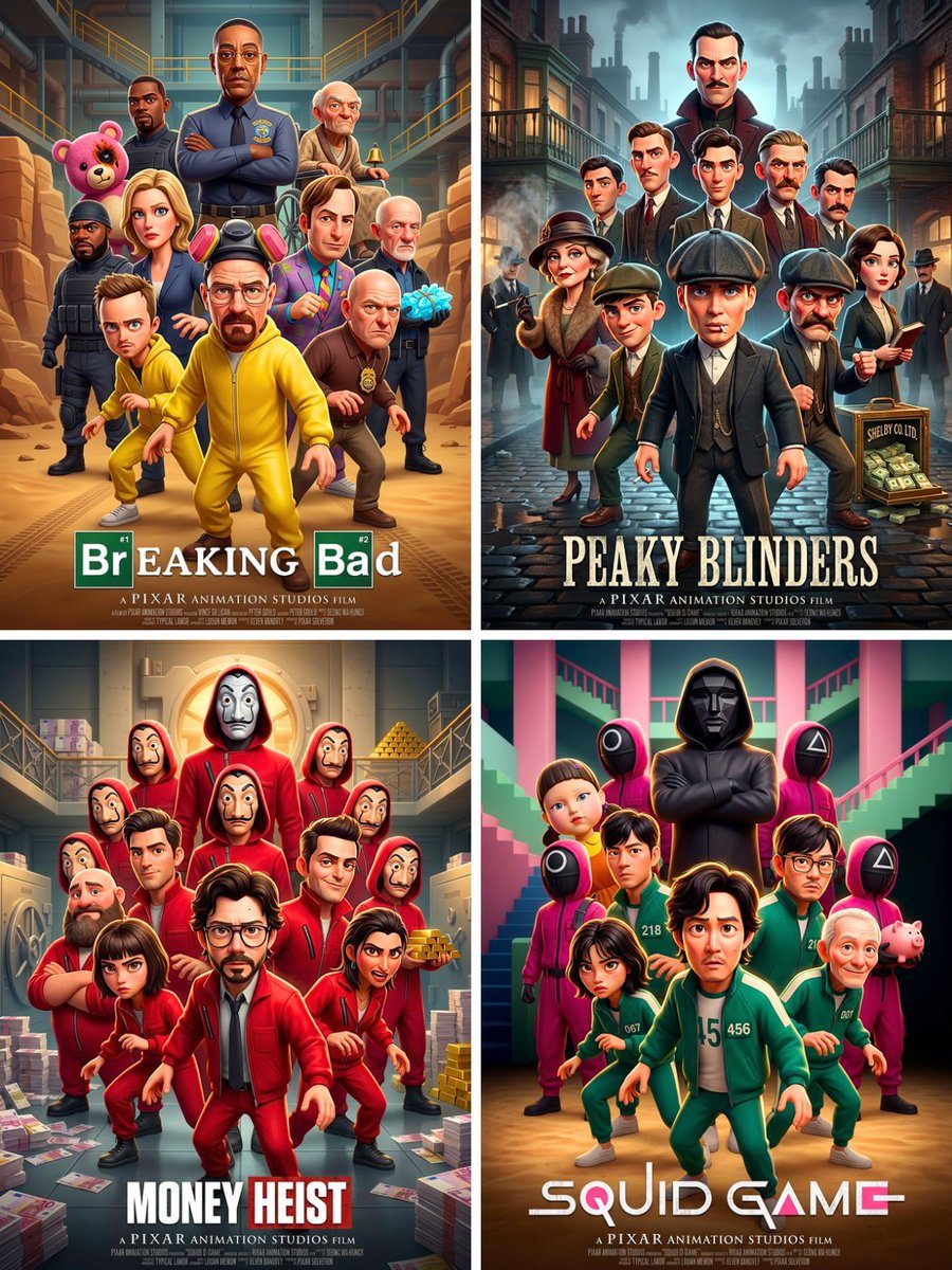 Pixar ensemble cast poster: GPT Image 2 prompt