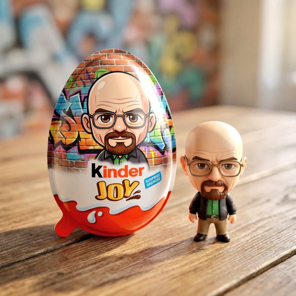 Kinder Joy chibi packaging: GPT Image 2 prompt