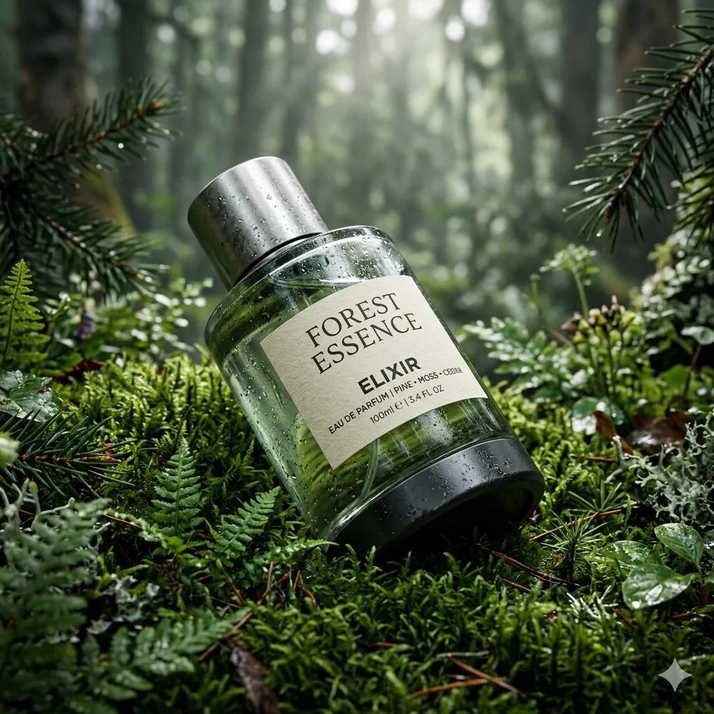 Forest moss perfume macro: GPT Image 2 prompt