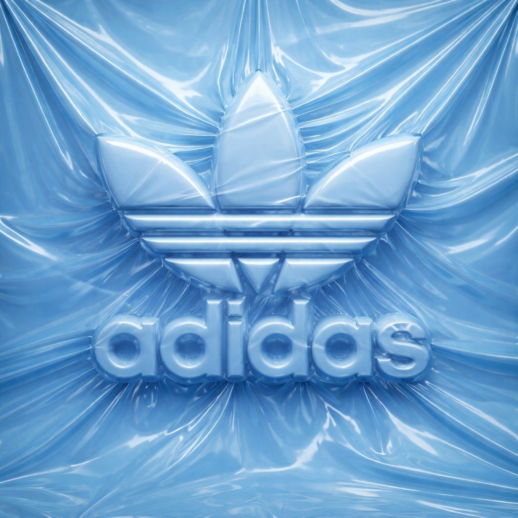 Adidas shrink-wrapped logo: GPT Image 2 prompt