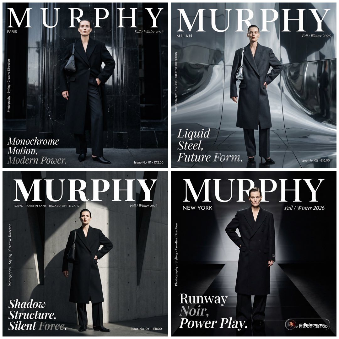 Black marble Murphy editorial: GPT Image 2 prompt