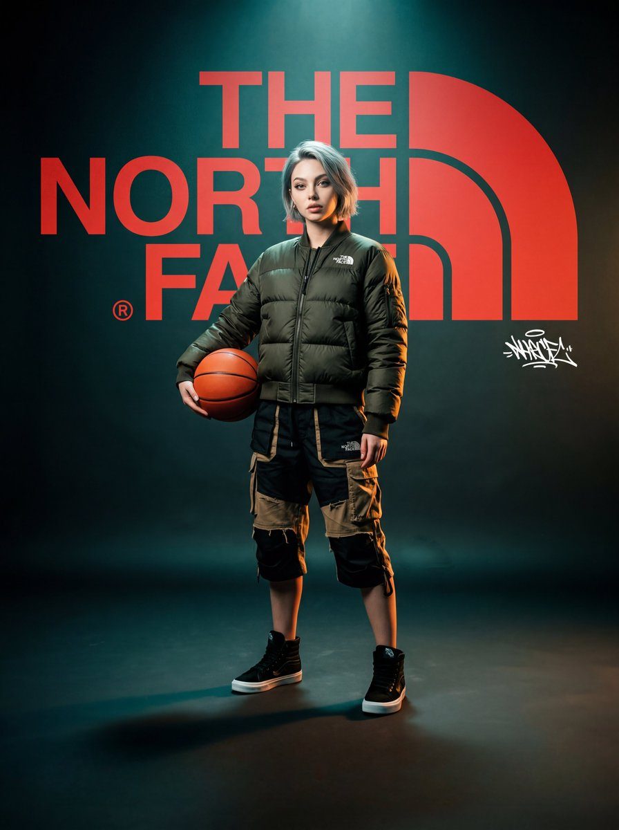 North Face streetwear poster: GPT Image 2 prompt