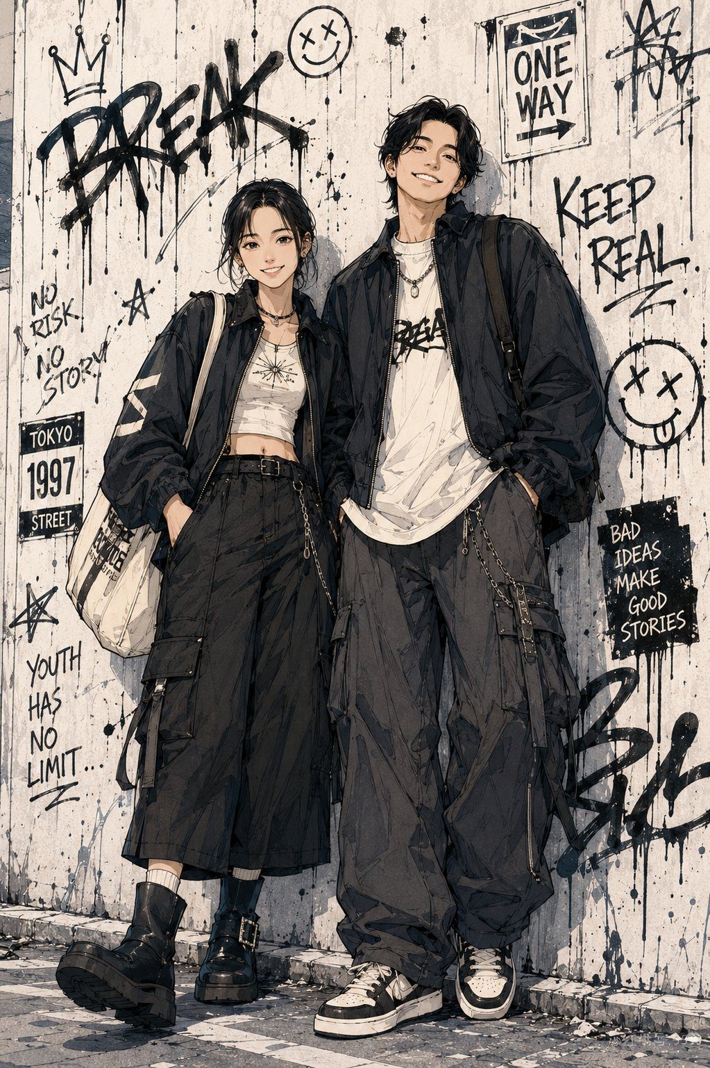 Tokyo street anime poster from real photo: GPT Image 2 prompt