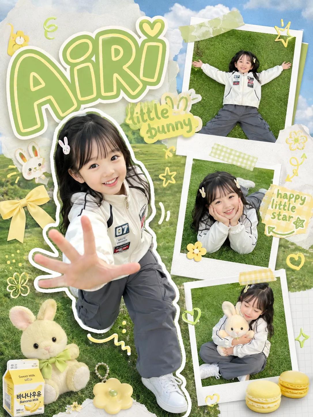Kawaii Korean kids scrapbook photo poster: GPT Image 2 prompt