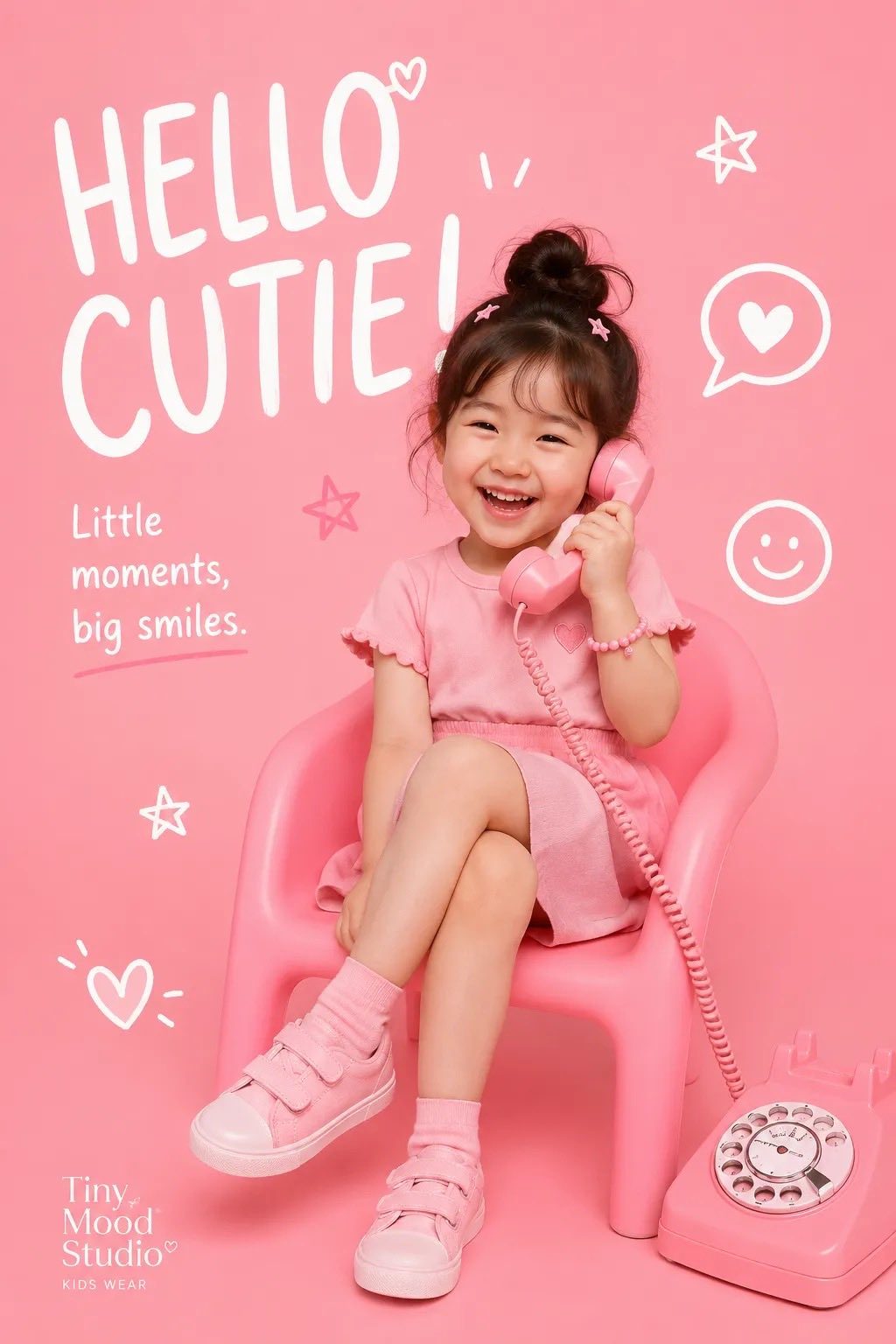 Playful kids fashion editorial poster: GPT Image 2 prompt