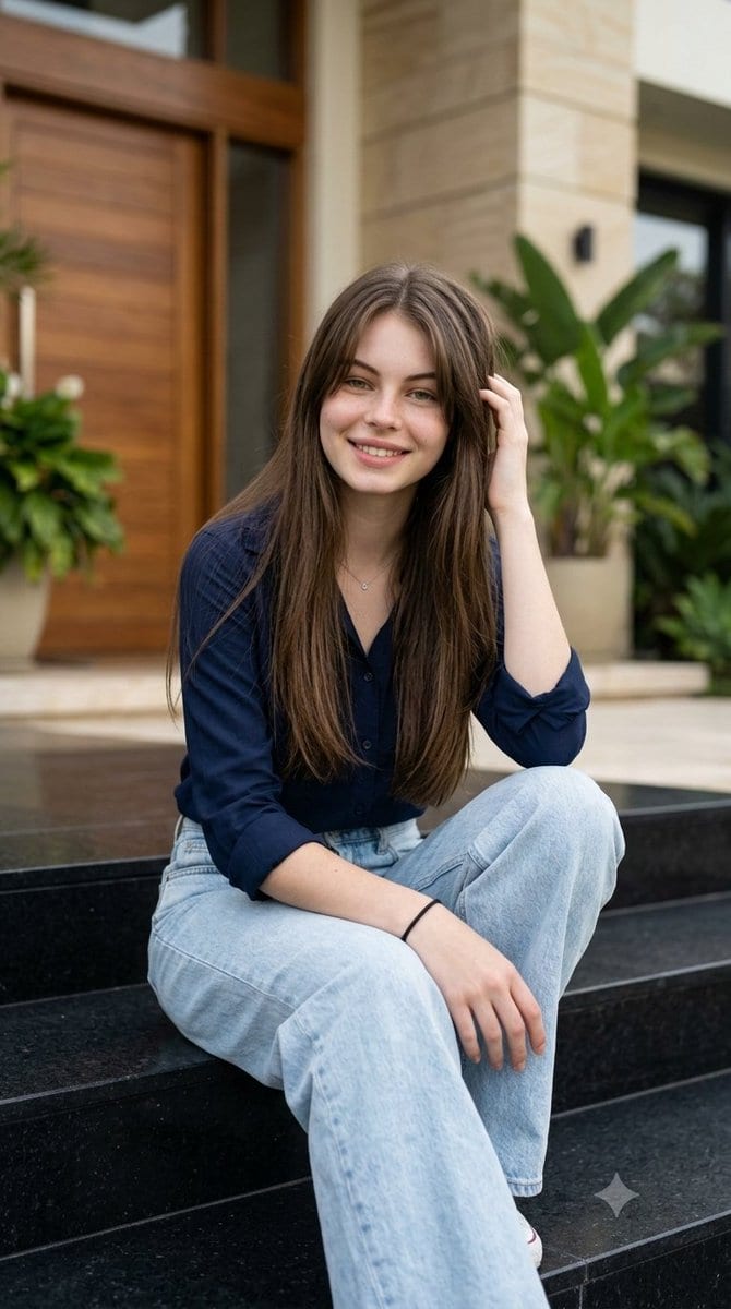Luxury home steps lifestyle portrait: GPT Image 2 prompt