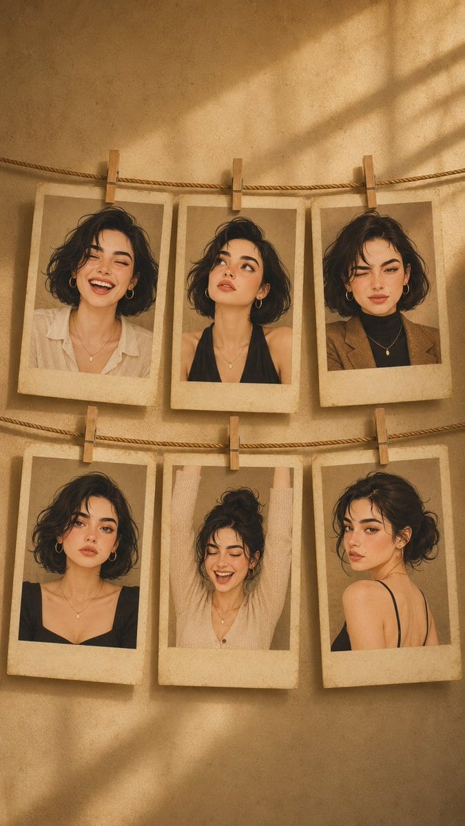 Vintage Polaroid girl collage: GPT Image 2 prompt