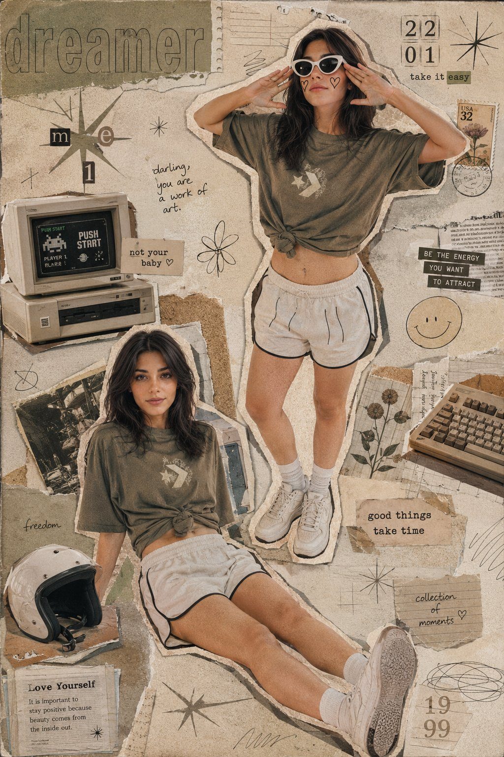Y2K scrapbook collage poster: GPT Image 2 prompt
