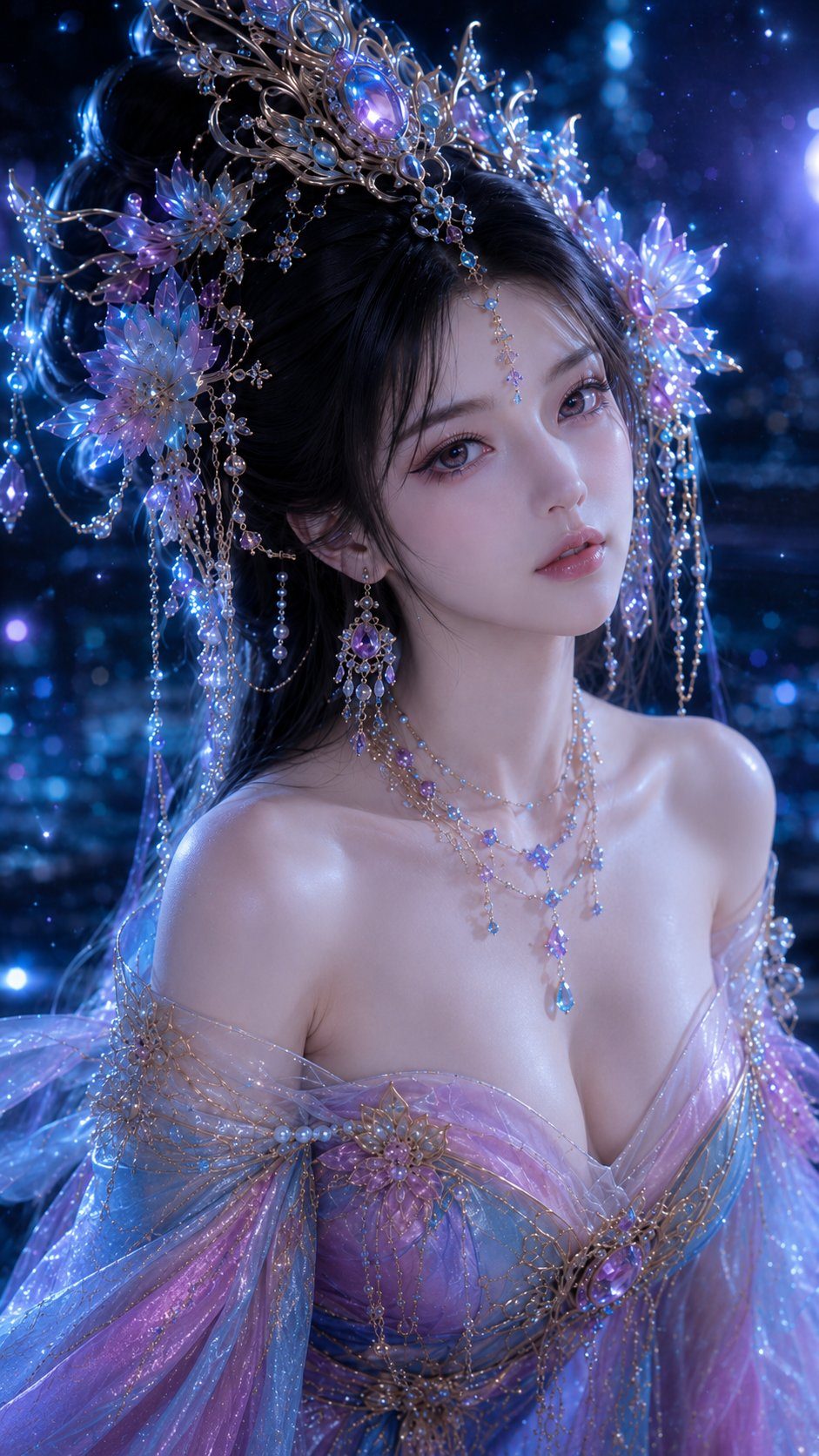 Oriental fantasy beauty portrait: GPT Image 2 prompt