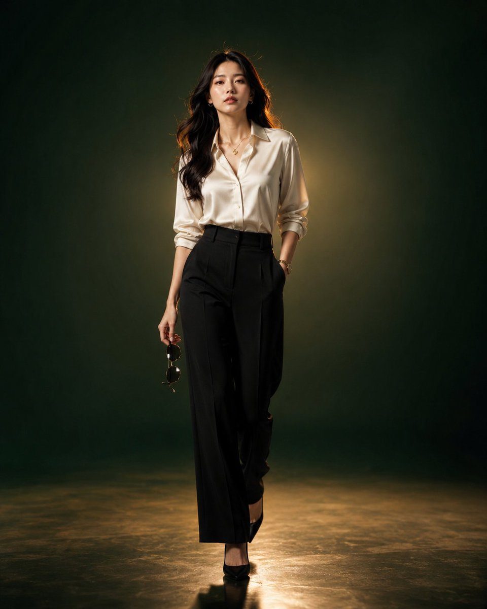 Emerald CEO fashion portrait: GPT Image 2 prompt