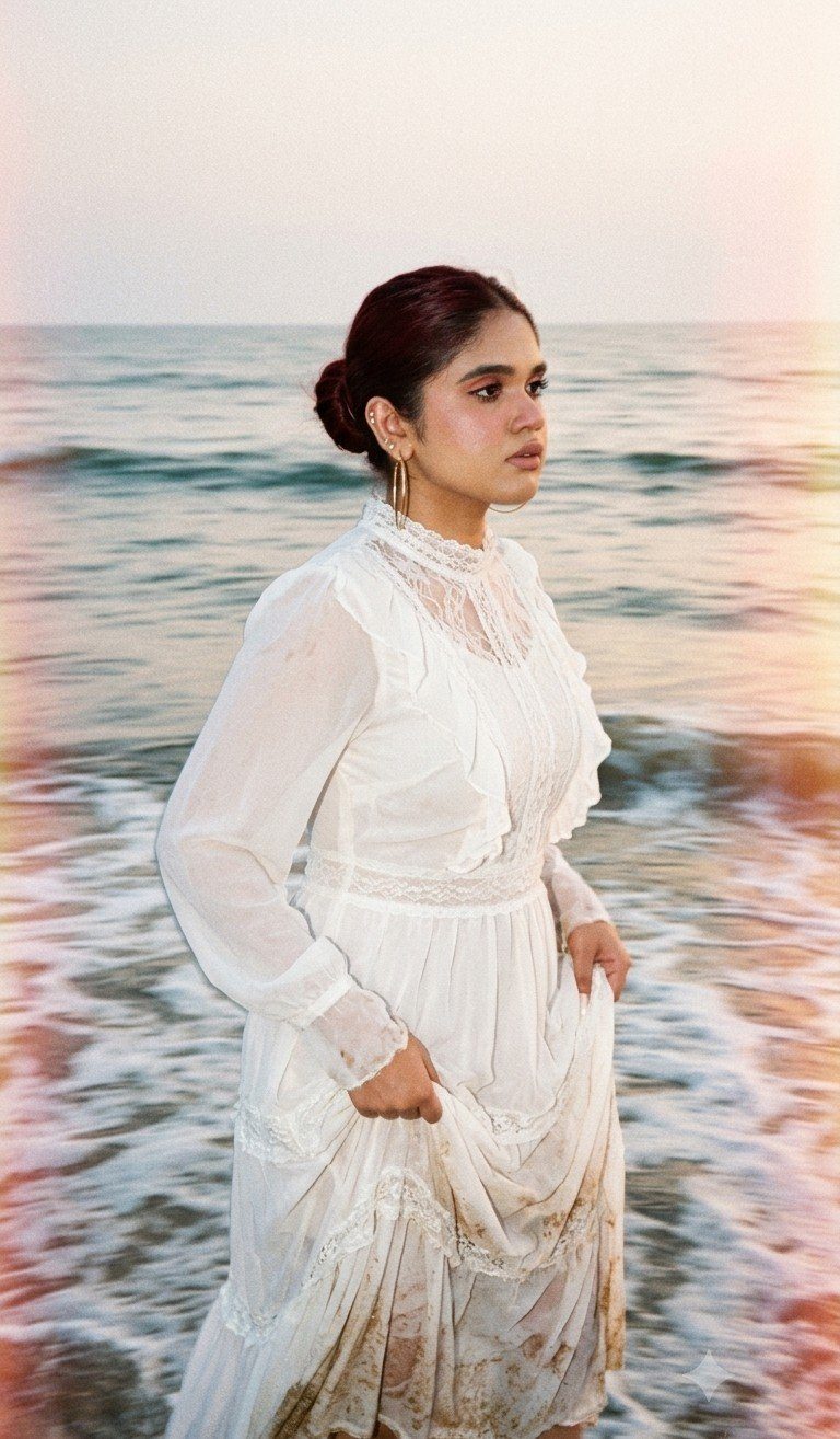 Dreamlike beach motion portrait: GPT Image 2 prompt