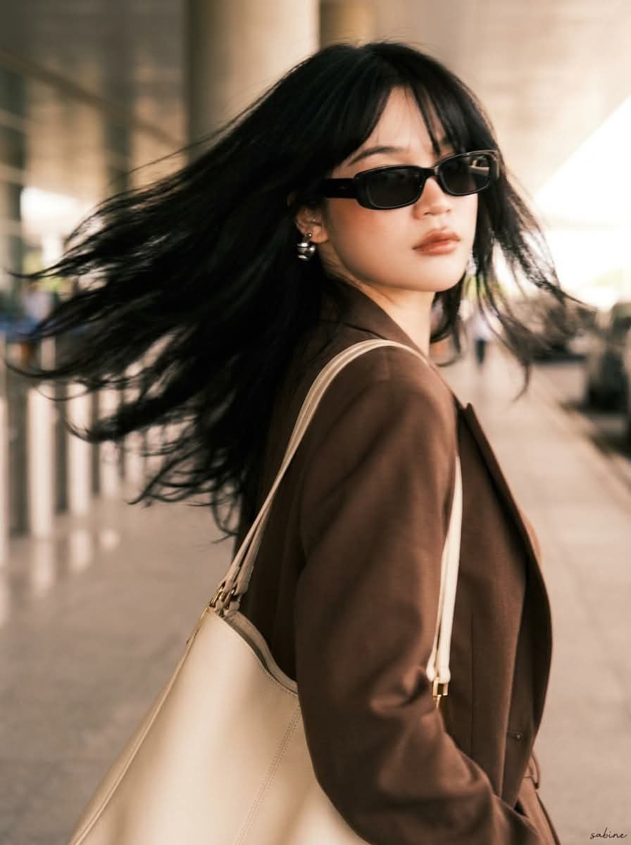 Chocolate blazer fashion portrait: GPT Image 2 prompt