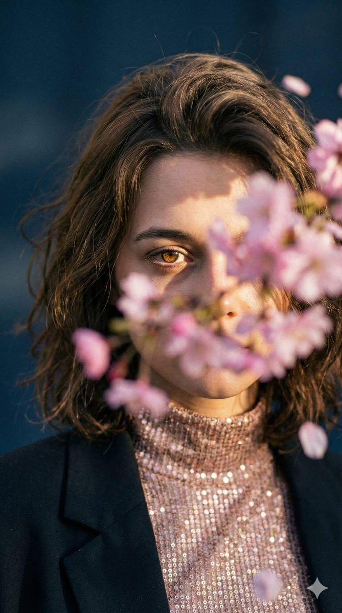 Blossom editorial portrait: GPT Image 2 prompt