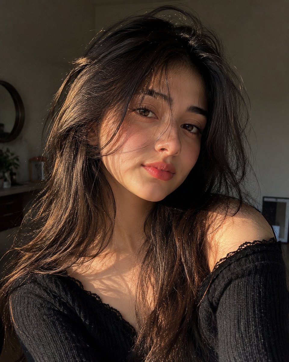 Golden hour bedroom fashion portrait: GPT Image 2 prompt