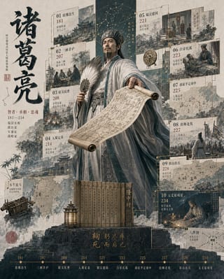 3D historical figure breakout biography poster: GPT Image 2 prompt