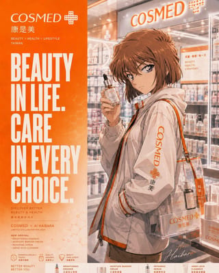 Anime brand collaboration commercial poster: GPT Image 2 prompt