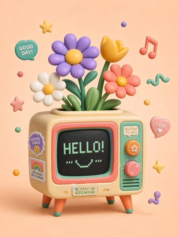 Clay Hello Flower