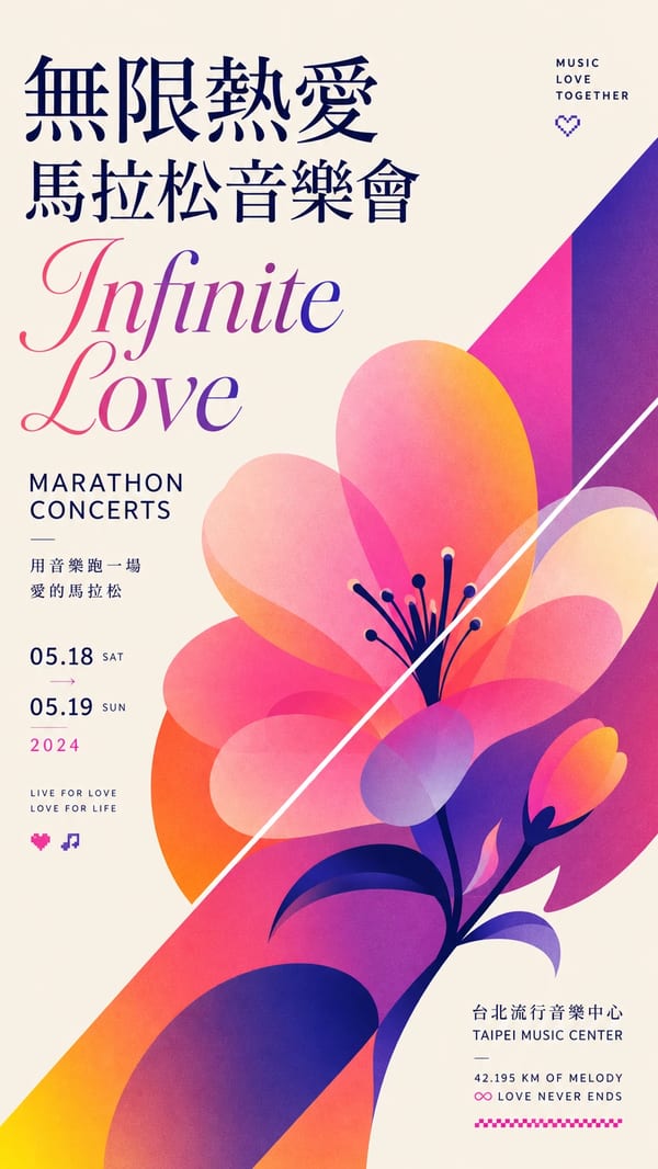 Infinite Love Marathon Floral