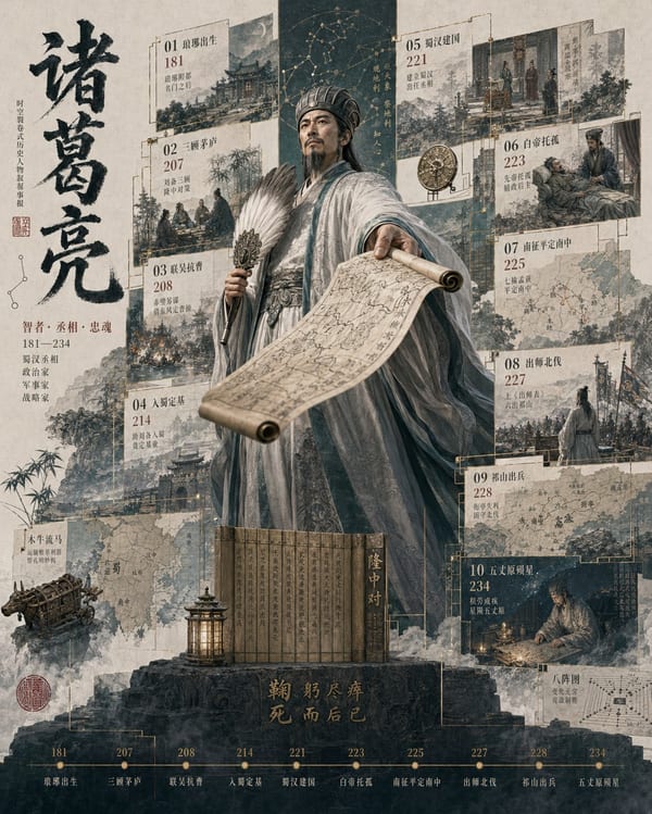 3D historical figure breakout biography poster: GPT Image 2 prompt