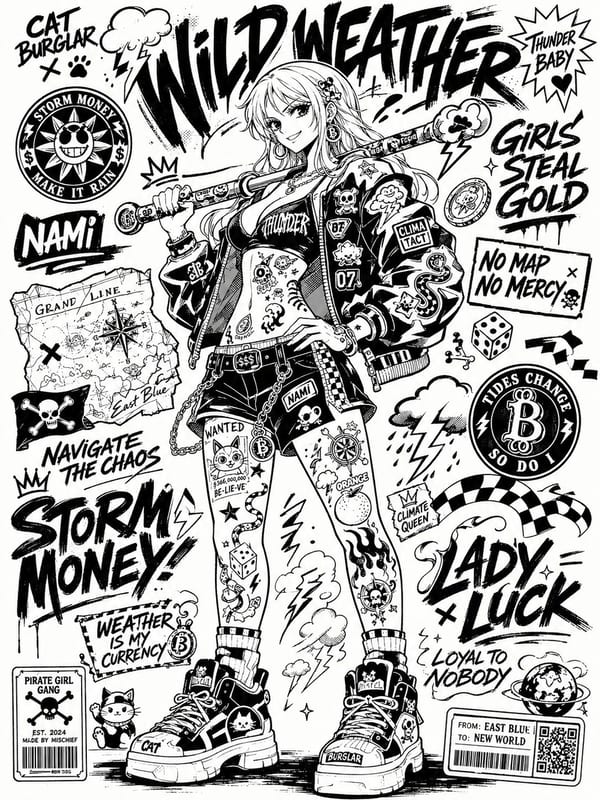 Black-and-white sticker-bomb street poster: GPT Image 2 prompt