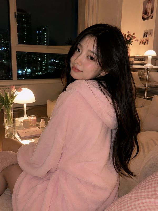 Cozy Korean living room couch portrait: GPT Image 2 prompt