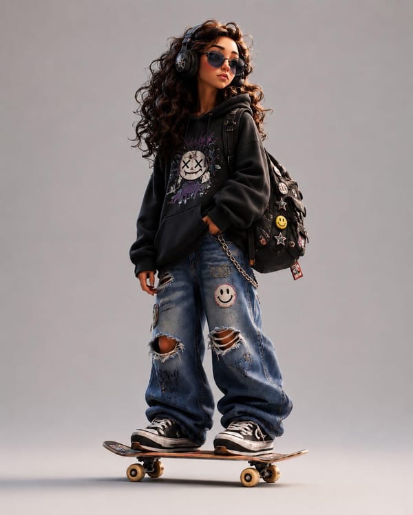 Pixar Spider-Verse skater character: GPT Image 2 prompt