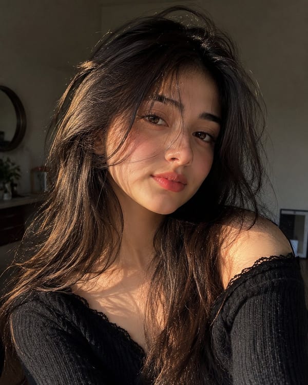Golden hour bedroom fashion portrait: GPT Image 2 prompt